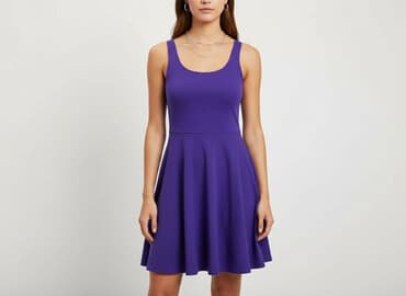 mango sukienka fioletowa: Topshop, Sukienka damska, rozmiar S — 7