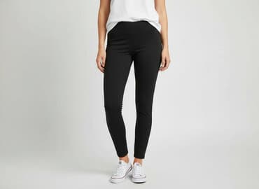 latynka spodnie dresowe: Legginsy Eleganckie damskie, rozmiar S — 5