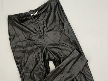 legginsy z imitacją skóry: H&M, Legginsy Ze skóry ekologicznej damskie, rozmiar M — 1