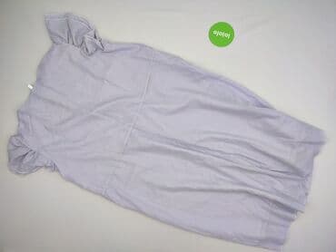 liliowy garnitur damski: Sukienka damska, rozmiar 3XL — 3