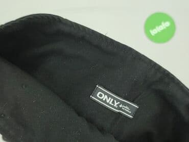 krótkie czarne spodenki materiałowe: ONLY, Szorty damskie, rozmiar S — 4