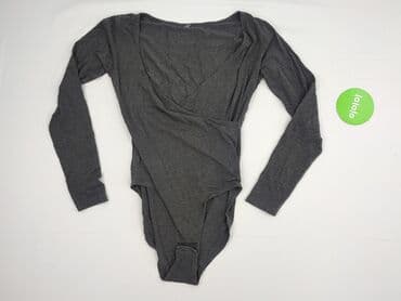 białe body na długi rękaw: Body damskie, rozmiar S — 2