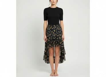 spódnice z krótkim przodem i długim tyłem: Cocomore, Spódnica damska, rozmiar S — 1