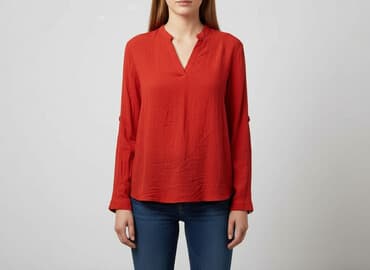 czerwona bluzki wieczorowe: Bluzka damska, rozmiar M — 1