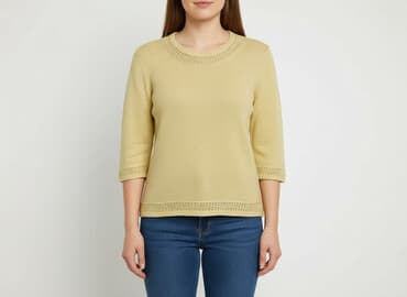 białe luźna bluzki: Bluzka damska, rozmiar L — 6