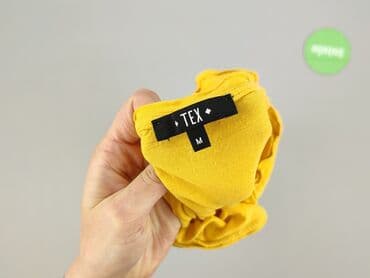 bluzka żółta w czarne paski: TEX, Bluzka damska, rozmiar M — 4