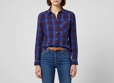 reserved koszula w kratę damska: Reserved, Koszula damska, rozmiar S — 1