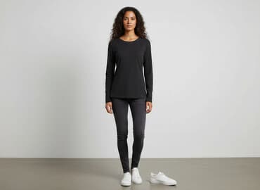 bluzki koszulowe czarne: Zеro, Bluzka damska, rozmiar M — 7