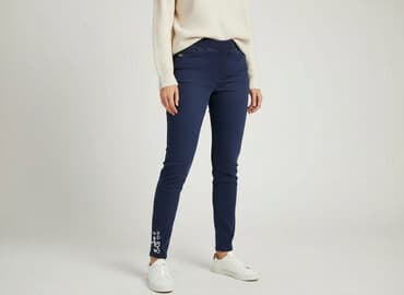 jeansy plus size wysoki stan: Jeansy damskie, rozmiar S — 6