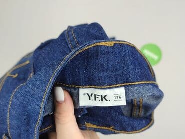 fb jeans: Spodnie jeansowe, Y.F.K., 16 lat, 176, stan - Bardzo dobry — 4