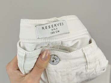 reserved spodnie woskowane: Spodnie jeansowe, Reserved, 13 lat, 152/158, stan - Idealny — 4