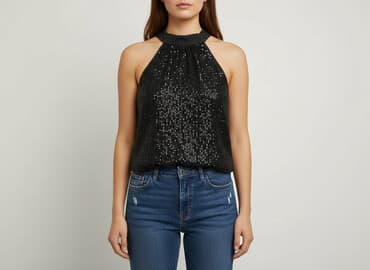 sukienki sylwestrowa cekiny: Top damski, rozmiar XL — 1