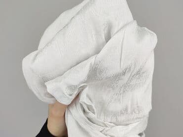 biale szerokie jeansy: Spodnie materiałowe damskie, rozmiar XL — 5