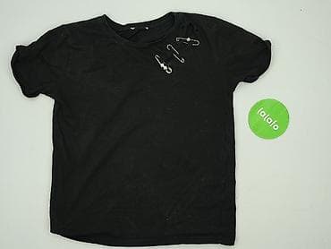 bluzki czarne basic: T-shirt damski, rozmiar M — 2