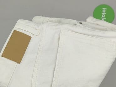 białe krótkie spodenki jeansowe: H&M, Szorty damskie, rozmiar S — 6
