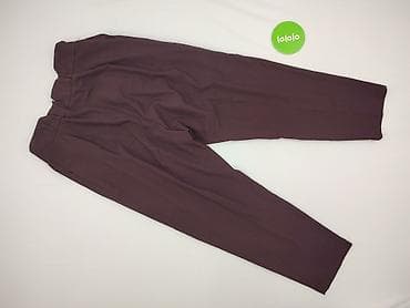 bordowy: F&F, Spodnie materiałowe damskie, rozmiar XL — 3