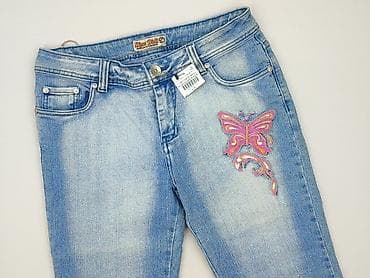 jeansy pull: Spodnie 3/4 damskie, rozmiar XL — 1