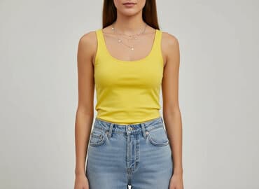 bluzka h m basic: H&M, Top damski, rozmiar M — 7