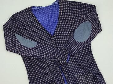 sweter patchwork: Women`s cardigan, size L — 1