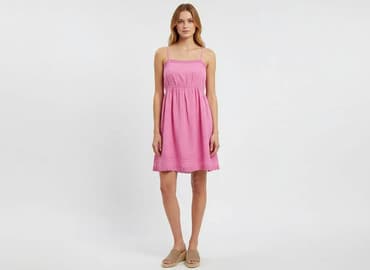 czerwona koronkowa sukienka h m: H&M, Sukienka damska, rozmiar XS — 7