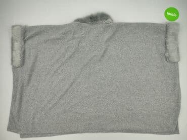 klapki z futerkiem firmowe: F&F, Ponczo damskie, rozmiar One size — 3