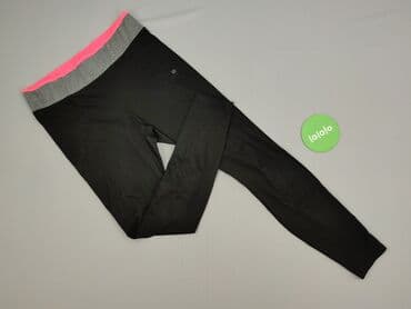 czarne legginsy sportowe z wysokim stanem: Legginsy Sportowe damskie, rozmiar S — 2