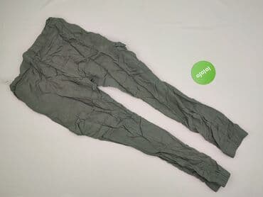 damskie joggery khaki: Spodnie materiałowe damskie, rozmiar S — 3