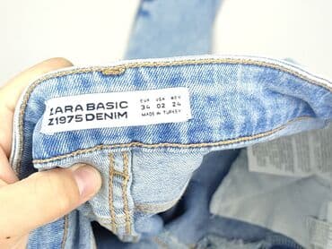 podarte jeansy: Zara, Jeansy damskie, rozmiar XS — 5