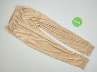 brazowe spodnie woskowane: ITALY FASHION, Spodnie dresowe damskie, S — 2