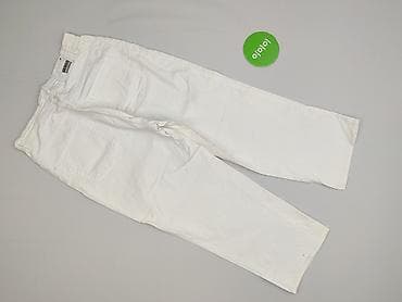 crop kapcie: Spodnie materiałowe damskie, rozmiar M — 3