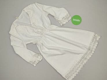 biała sukienki ażurowa: New Collection, Sukienka damska, rozmiar S — 3