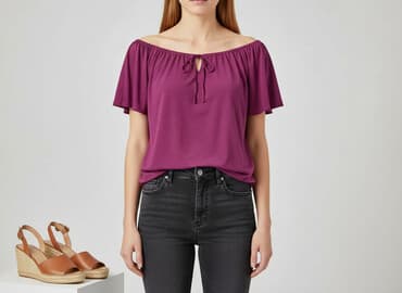 bluzka barbie h m: H&M, Bluzka damska, rozmiar M — 7