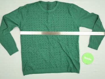 szmaragdowy sweter: Sweter damski, rozmiar M — 6