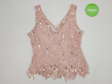 cekinowa top: Top damski, rozmiar S — 2
