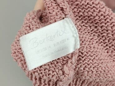 sweter w paski z serduszkiem: Kardigan damski, M — 4