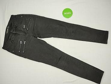 srebrne jeansy: Denim, Jeansy damskie, rozmiar S — 2