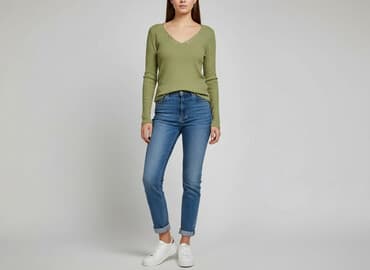 bluzki z dlugim rekawem basic: Bluzka damska, rozmiar S — 7