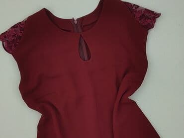 czerwone bluzki eleganckie: Bluzka damska, rozmiar M — 2