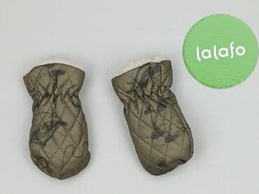 klapki z futerkiem na obcasie: Gloves, 18 cm, condition - Good — 3