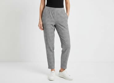 bershka spodnie zebra: Bershka, Spodnie materiałowe damskie, rozmiar S — 1