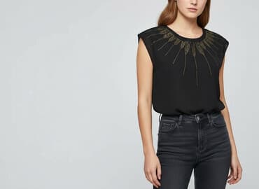 bluzki z cwiekami: Bluzka damska, rozmiar M — 1