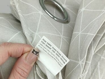 krótkie zasłony: Zasłona na przelotkach – 100% bawełna - Materiał: 100% bawełna — 4