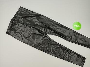 pull and bear kozaki: H&M, Legginsy Ze skóry ekologicznej damskie, rozmiar M — 2