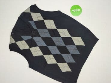 kurtka skórzana c a: Sweter dla mężczyzn, L — 2