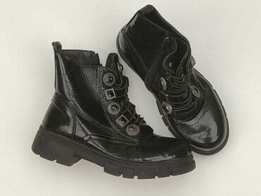 kamizelka futerko 128: Kozaki 34, Używany — 1