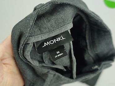 Ubrania damskie: Monki, Spodnie materiałowe damskie, rozmiar S — 4