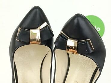 biale buty z kokardą: Flat shoes for women, size 35 — 6