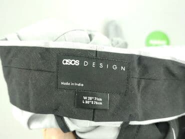 spodnie dril: ASOS Design, Spodnie materiałowe damskie, rozmiar S — 4