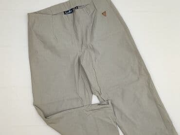 marc lauge spodnie: Material trousers for women, size M — 2