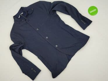 marynarka pull and bear: Męska marynarka ZARA MAN - Kolor: granatowy - Rozmiar z metki: EU 48 — 2